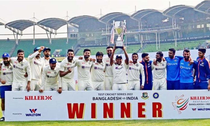 India cleanswept Test series against Bangladesh