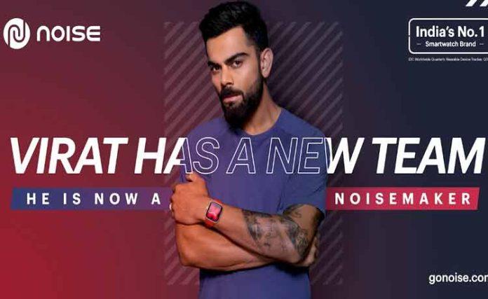 Virat Kohli as new brand ambassador of Noise