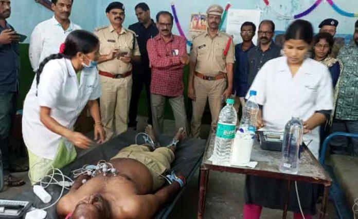 Free medical camp at Gadwal RTC Depot