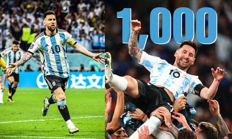 Lionel messi 1000 goals