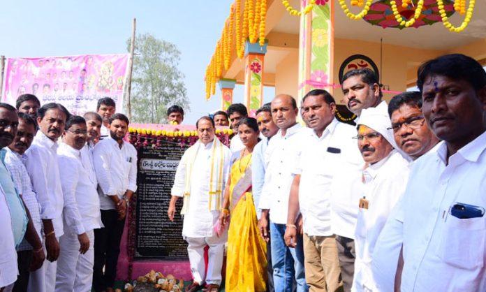 minister Allola Indrakaran inaugurated temples