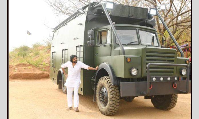 Pawan Kalyan election campaign vehicle dispute