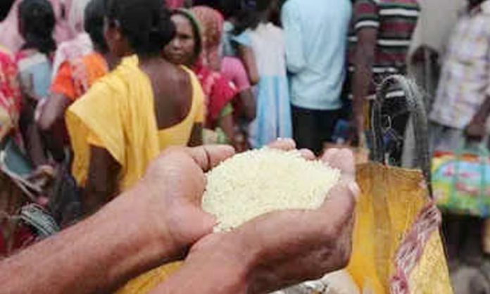 Free ration for poor people of country for a year