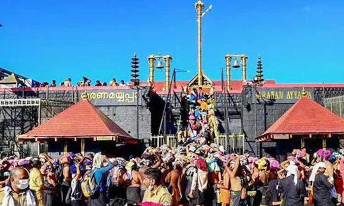 Sabarimala resounding with remembrance of Ayyappa's name