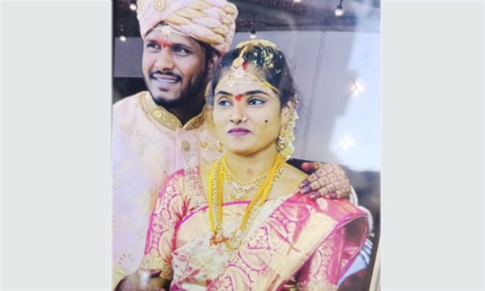 Bride committed suicide by hanging herself