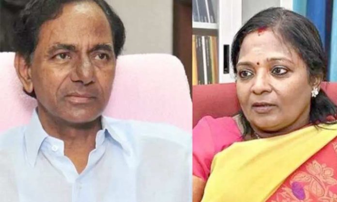 KCR and Tamilisai