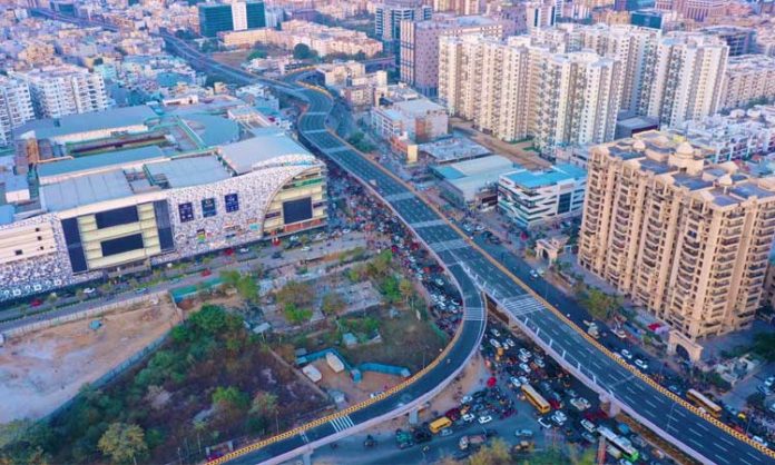 Minister KTR inaugurated Kothaguda flyover