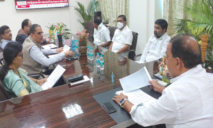 Minister Indrakaran Reddy review tunica