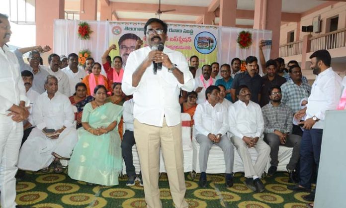 Khammam City Bus Stand launched by Minister Puvvada