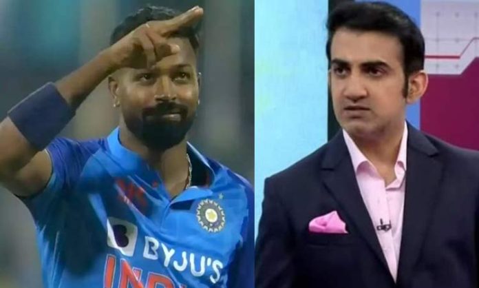 Gautam Gambhir slams Hardik Pandya