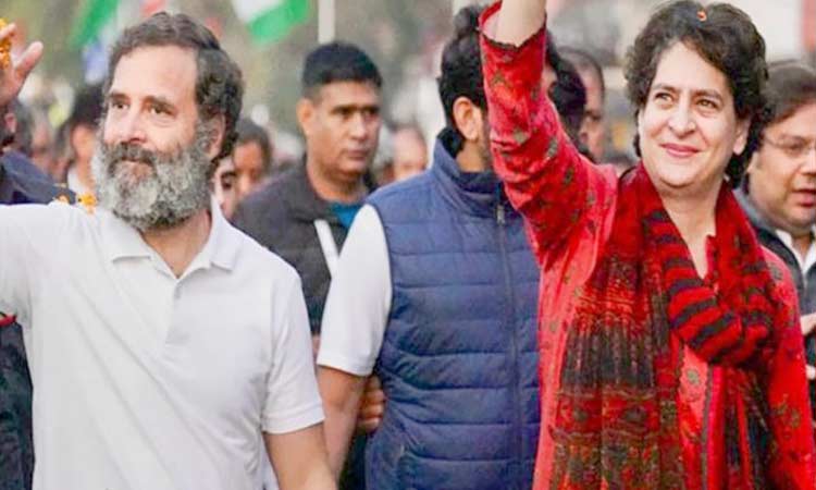 Priyanka welcome Rahul in UP