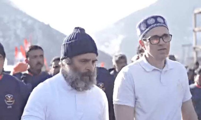 Rahul Gandhi and Omar Abdullah