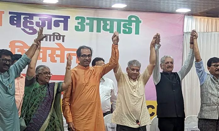 Ambedkar's grandson party alliance with Shiv Sena