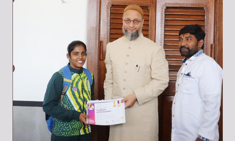 Mounika elected for the Wrestling Championship