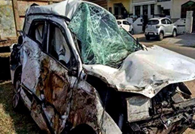 Car-Truck Collision in Rajasthan