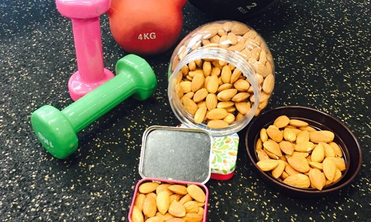 Almonds best choice for Fitness