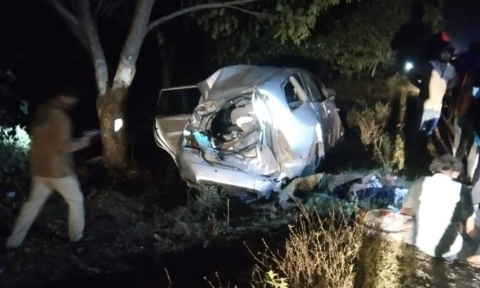 Three Members dead in Car accident