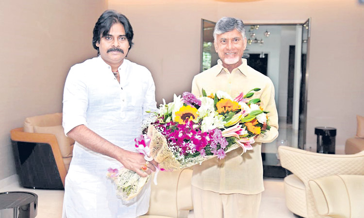 Pawan Kalyan met with Chandrababu naidu