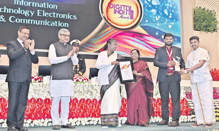 Award for Telangana in Digital India Awards