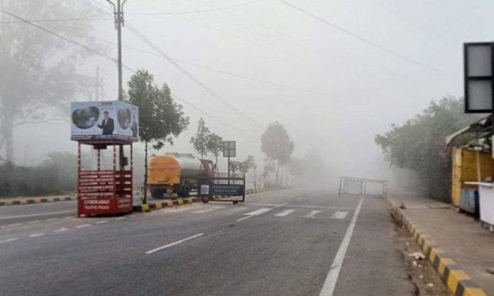 Chance of heavy fog in Hyderabad