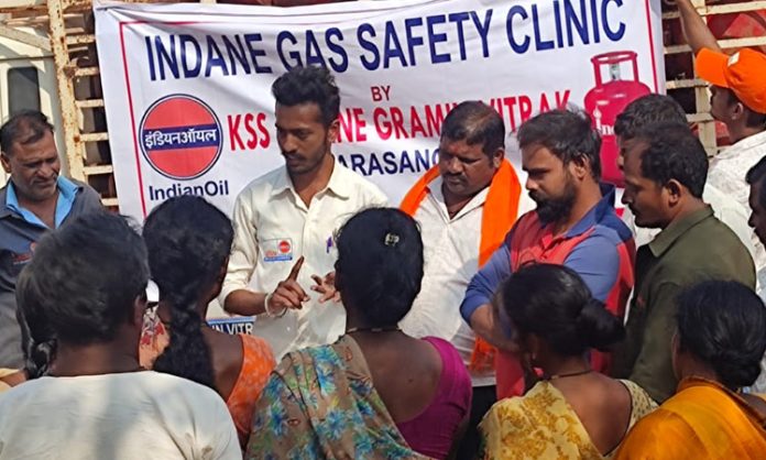 Awareness on gas consumption in sangareddy