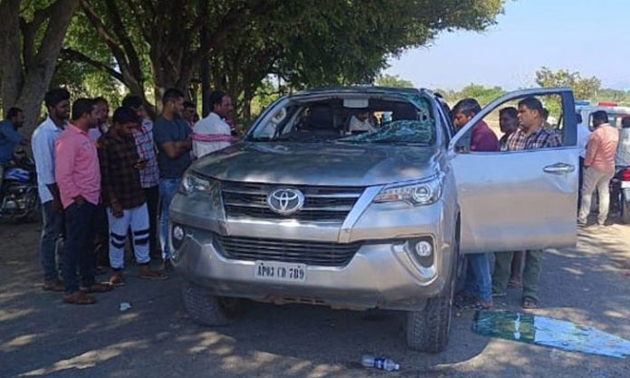 Minister peddireddy accident