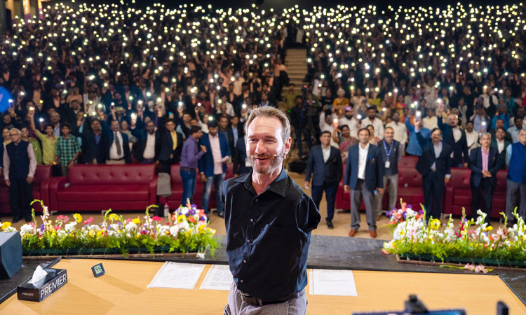 International speaker Nick Vujicic visited Mallareddy University