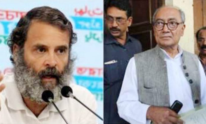 Rahul Gandhi denied Digvijay remarks