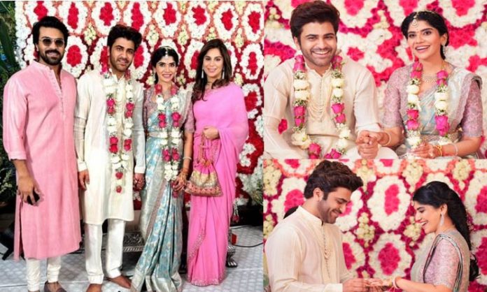 Sharwanand-Rakshitha Reddy engagement