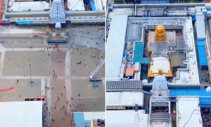 Drone shots of TTD temple go viral on Instagram