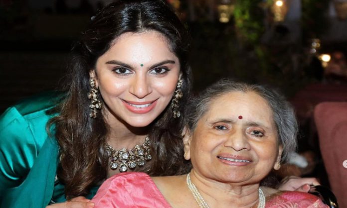 Upasana grand mother passed away