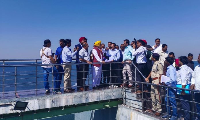 Punjab CM visited Kondapochamma Sagar