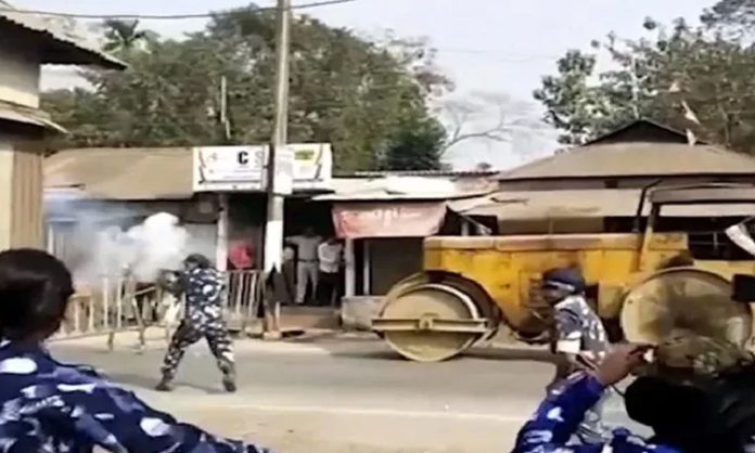 Attack on Union Minister Nishit's car in Bengal