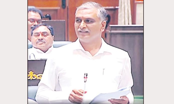 Minister Harish rao fires on BJP