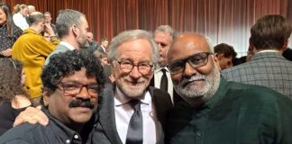 Chandrabose and Keeravani at Oscar Special Event