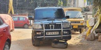 MLA Raja Singh Vehicle