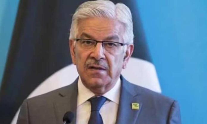 Pak defence minister Asif