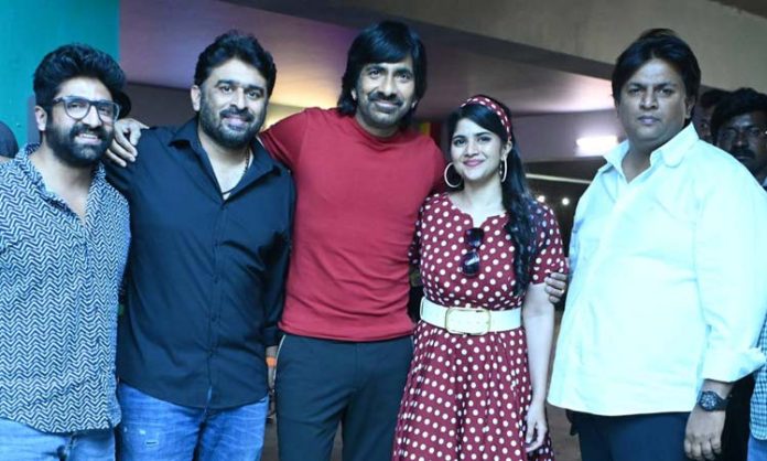 Ravi Teja Ravanasura Shoot Wrapped Up