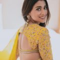 shriya saran latest yellow saree photos