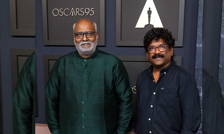 Chandrabose and Keeravani at Oscar Special Event