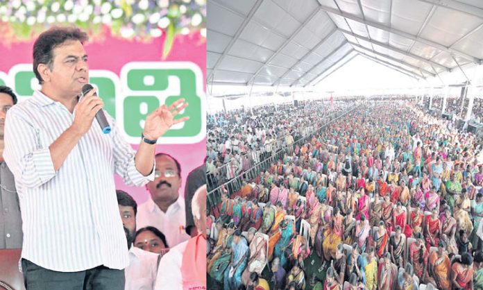 Minister KTR visits Hanmakonda