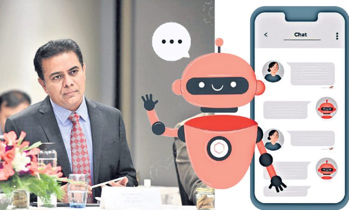 What is on the chatbot's mind about Minister KTR..