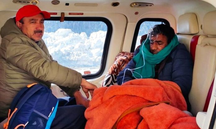 Himachal Pradesh CM Sent helicopter for patient