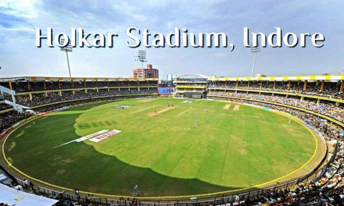 Third test in Indore stadium