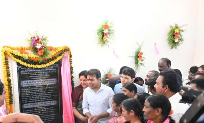 Ganapuram Tehsildar office inaugurated by Minister KTR