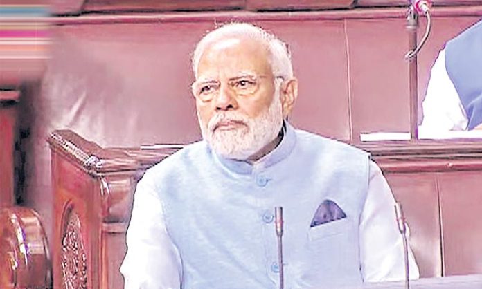 Modi is furious with the opposition
