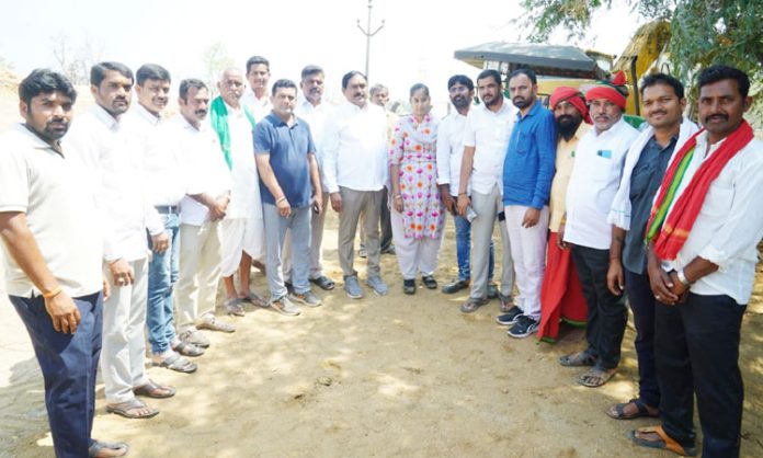 Minister Errabelli Dayakar Rao inspected the construction site of Sewalal Temple