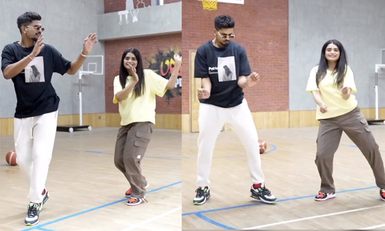 Shreyas ayyar dance with Sister