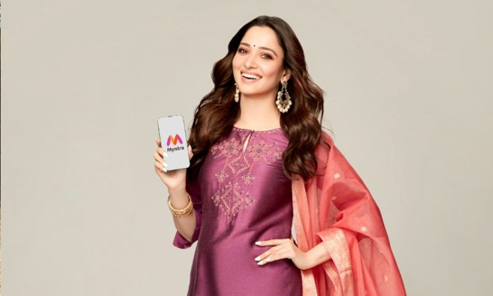 Tamanna signed as Myntra's brand ambassador