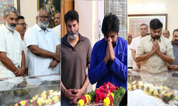 Celebs condoles to demise of K Vishwanath